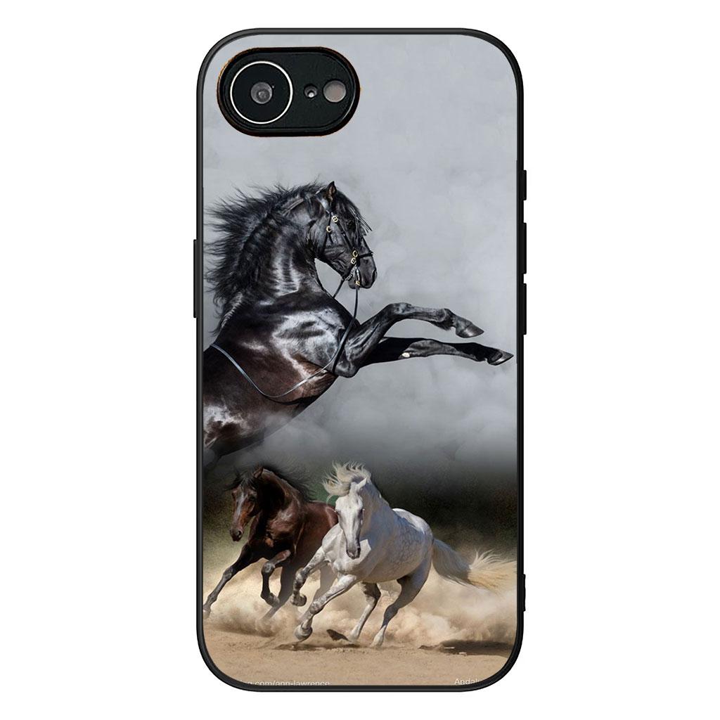 for Motorola Moto G54 G05 G24 G45 G55 G75 G85 G15 G57 G86 Power Edge 50 30 Ultra Fusion neo Pro Case Running Wild Horse Pets