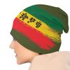 Флаг Эфиопии с эфиопскими амхарскими шапками-шапками, зимние теплые женские вязаные шапки унисекс, унисекс, раста, Ямайка, шапки-капоты