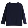 Casual Simple Fashion Contrasting Colors Pullover Autumn Women's Long Sleeve T-shirt Loose Spliced O-Neck Top