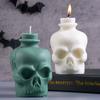 3D Skull Silicone Candle Mold DIY Mexican Day Dark Aromath Candles Soap Molds Plaster Resin Craft Gift Making Halloween Decor