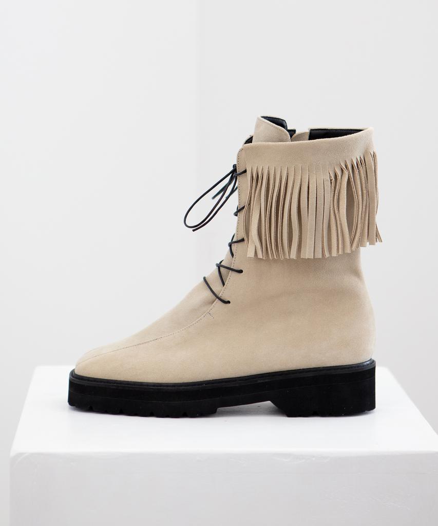 Twvp Boheme Fringe Ankle Boots 22F08Iv Boheme Fringe Ankle Boots