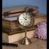 Beautiful Vintage Desk Clock Table Clock Antique Nautical Clock Brass