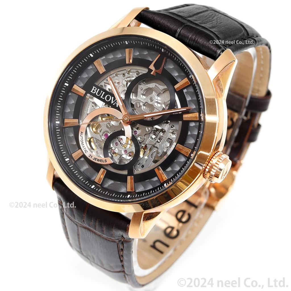 BULOVA Watch Automatic Mechanical Skeleton Classic 97A169 [Bulova] Men's