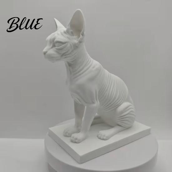 Сделай сам раскрашиваемая коллекция кошек модель безшерстная модель фигурка автомобиля имитация реалистичного сфинкса научный образовательный реквизит настольное украшение для дома