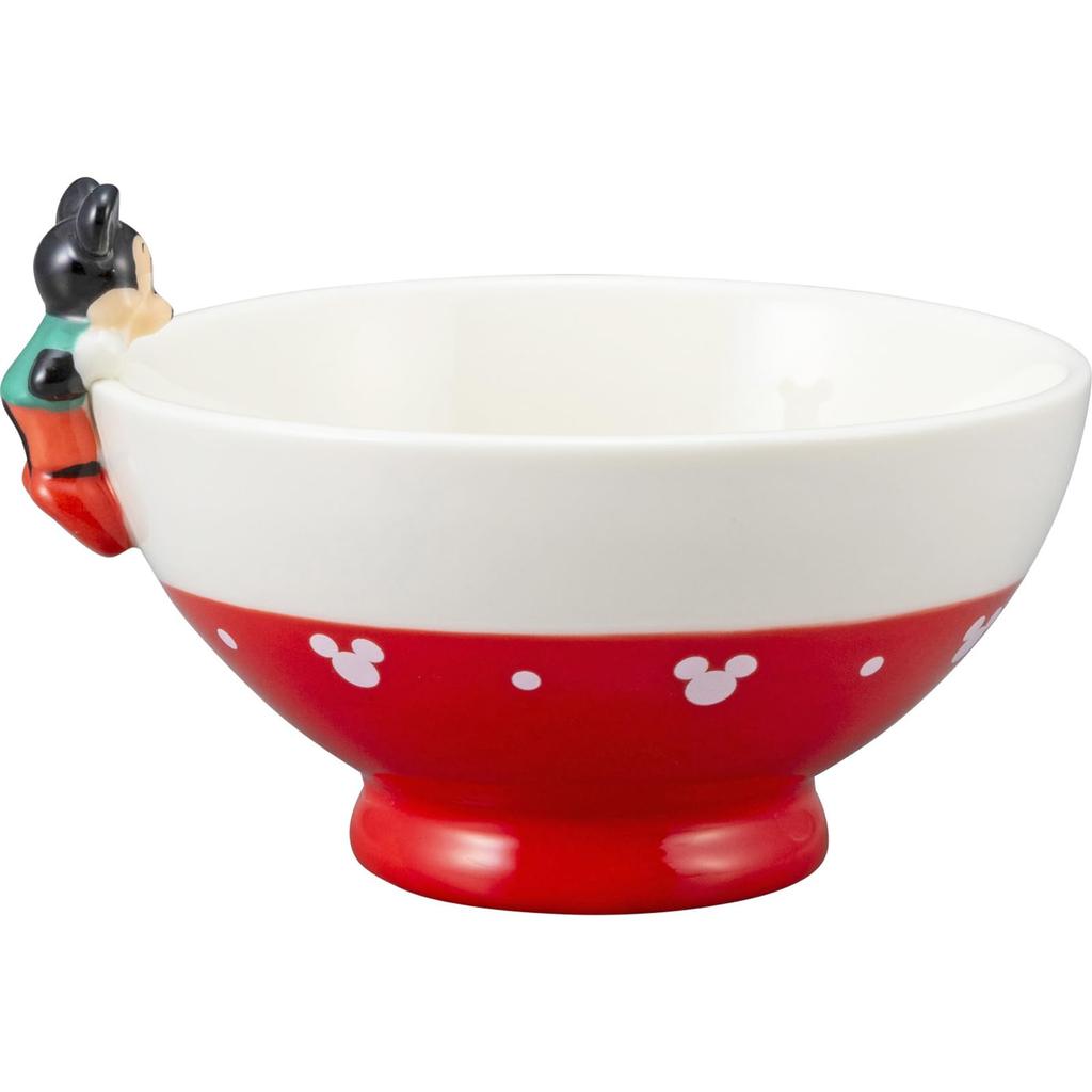 Sunart Микки Маус Дисней Рис примерно 6 см с миской, высокий, фигурка, SAN4081-1