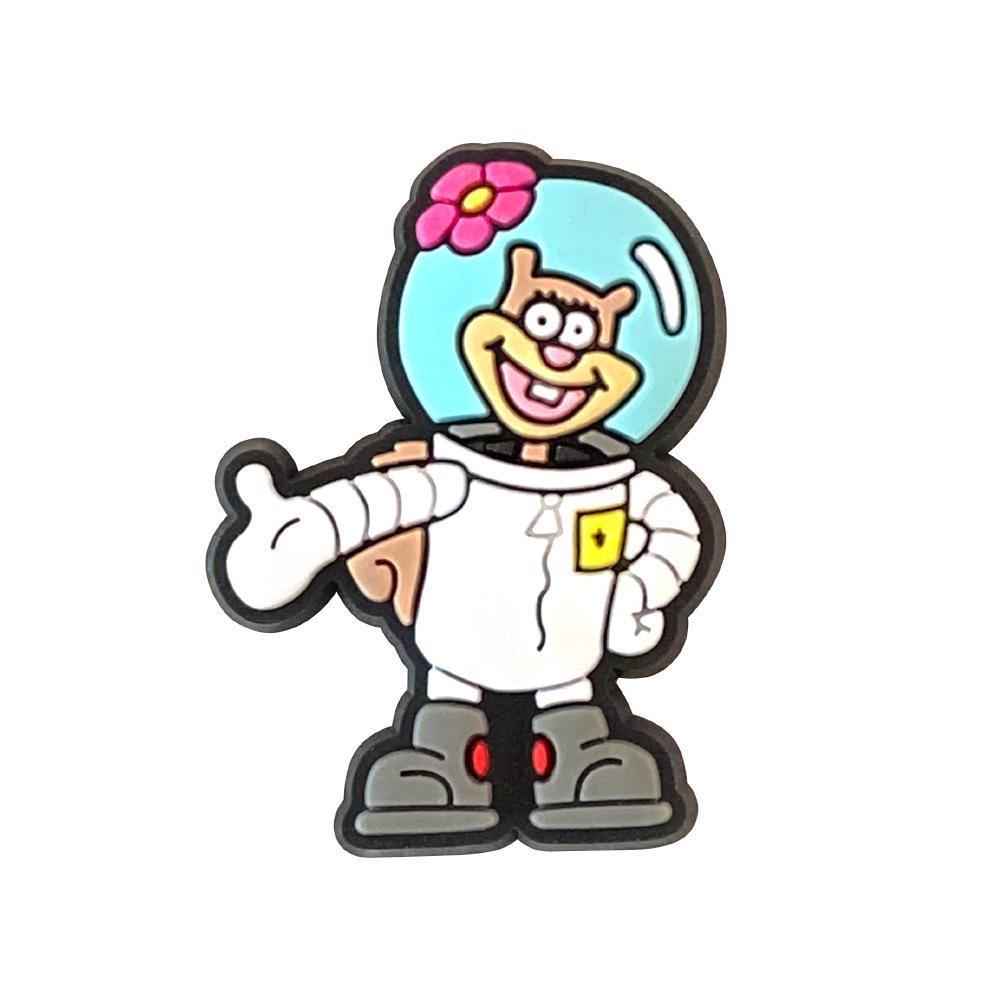 SpongeBob Croc Charms: 20 DIY Soft Rubber Shoe Accessories & PVC Buckle Ornaments