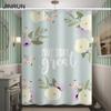 Bathroom Thickened Waterproof Curtain Mildew Proof Shower Curtain Shower Partition Curtain Shower Curtain Bathroom Curtain Free Perforation