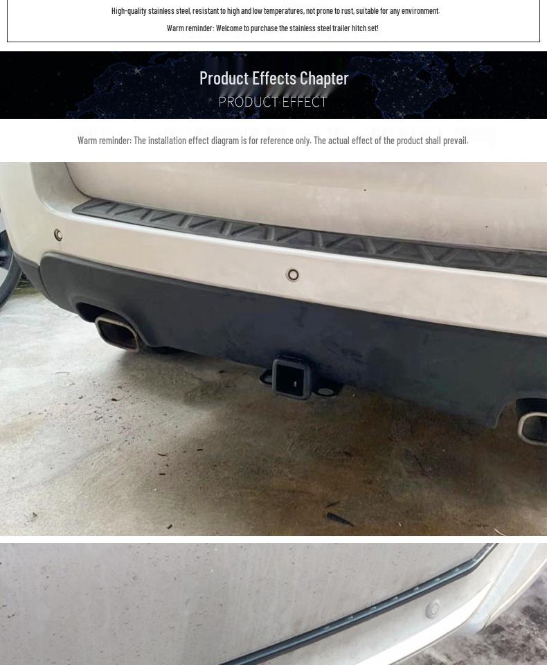 Buick GL8 Luzun Trailer Hitch: Tow Bar & Rear Tow Hook for RV, Motorcycle, & Boat Trailers.