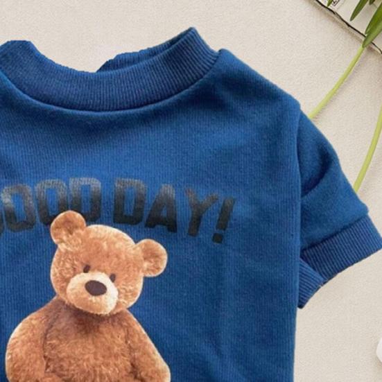 Pet Shirt Cartoon Printing Insect Preventing Decorating Lovely Pet Sweatshirt Costume for