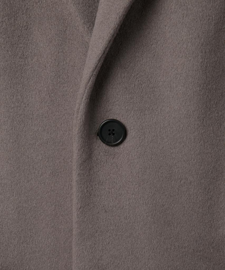 Musinsa Standard Cashmere Blend Masculine Chesterfield Long Coat [Taupe]