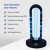 A C 220 V 38 W 254NM UV+ Ozone Timer Light Sterilization Lamp 3 Levels Adjustable T-ime Setting Timing Modes Indicator Pilot Design Mini Portable