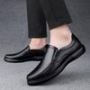 Fashion High Quality Mens Slip On Shoes Mens Genuine Leather Loafers All-match Men Casual Footwear Men Comfortable Wedding Dress Shoes