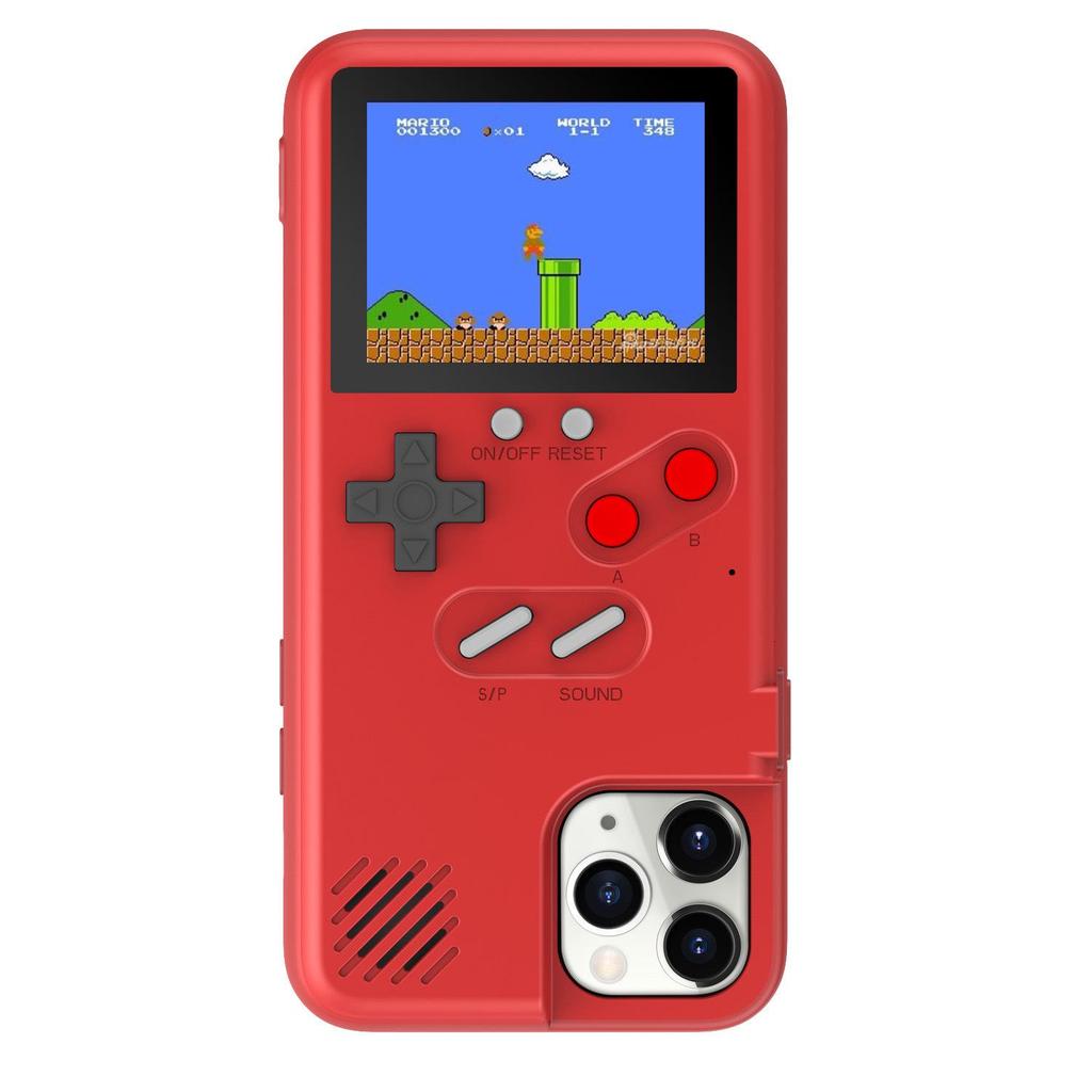 Цветной чехол в виде ретро-игровой консоли для iPhone 13/12 Pro Max/11/XR