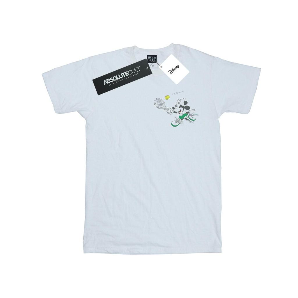 Disney Womens/Ladies Minnie Mouse Tennis Breast Print Cotton Boyfriend T-Shirt