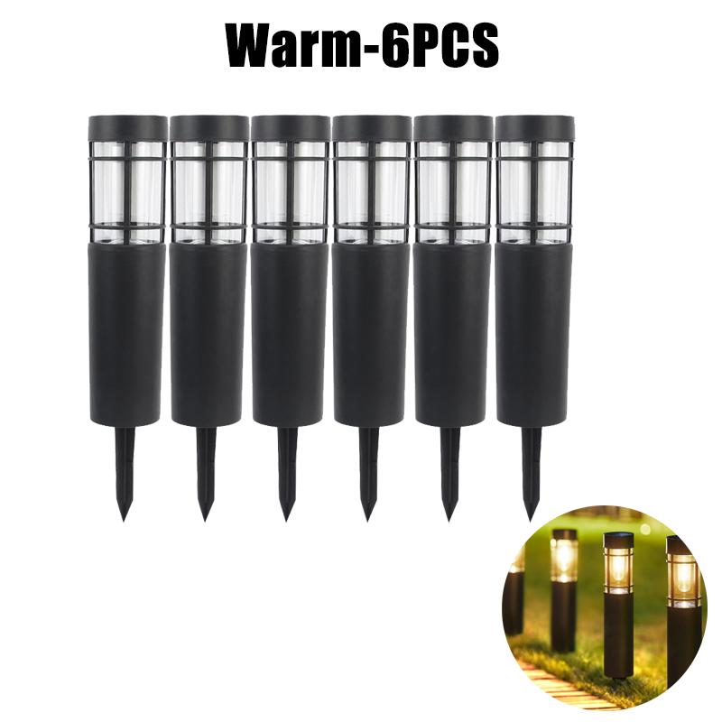 Пакет солнечных садовых дорожек, наружное светодиодное освещение, заземляющий столбик, светильник для патио, садов, дорожек, газонов, дворов