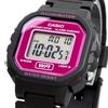 Casio Цифровые часы LA-20WH-4A для женщин и девочек, черно-розовые, международная модель [параллельный импорт]