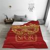 Рим SPQR Римские Одеяла Супер Мягкий Фланелевый Плед на Диван для Дома Спальни Офиса Накидки Покрывало Одеяло