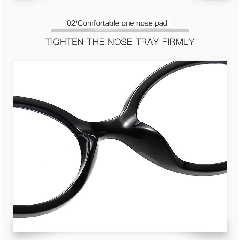 Овальные очки Y2K, блокирующие синий свет, женские прозрачные очки с фильтром от радиации, очки с защитой от радиации