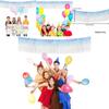 Bright And Cheerful Rainbow Party Streamer Banner For Birthdays Weddings And Celebrations