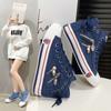 Denim High-top Canvas Shoes Women's Casual Shoes Retro Board Shoes
