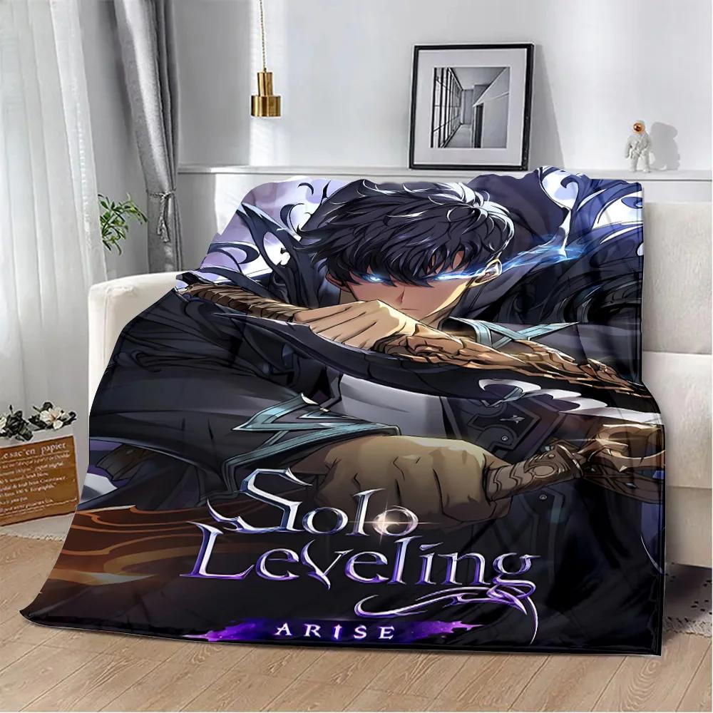 Одеяло Solo Leveling Printed, одеяла для пикника, теплое одеяло, мягкое и удобное одеяло для дома, путешествий, подарка на день рождения