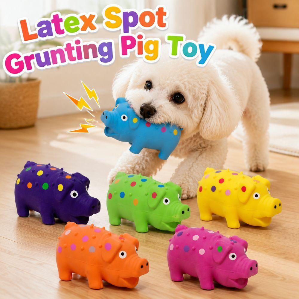 Soft Pig Squeaky Dog Toy Interactive Dog Chew Toy  For Small Medium Large Dog