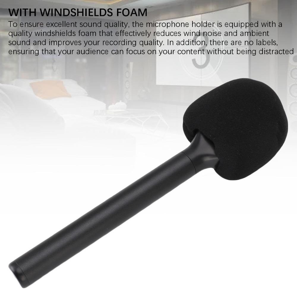 Aluminum Alloy Wireless Microphone Handheld Stick for MIC 1 2 Vlogging Content Creation