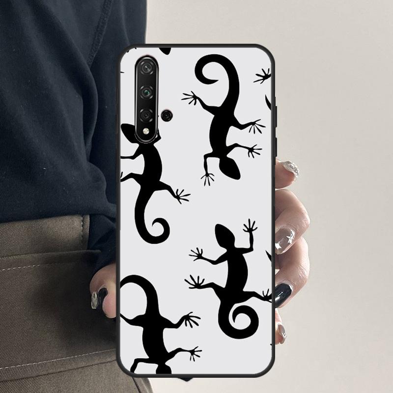Lizards Geckos For Huawei Nova Y70 Y90 Y60 Y61 Y91 Y72 9 10 SE 12i 12s 11i 5T P60 Pro P20 P30 P40 Lite Case