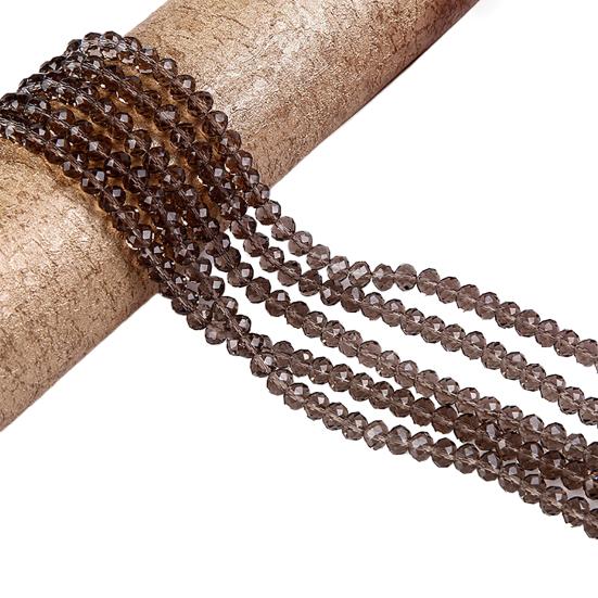 DIY ювелирные аксессуары искусственный кристалл плоские свободные бусины строка домашний декор