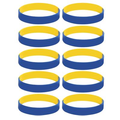 10шт украинские резиновые браслеты Украина браслет для спортивных болельщиков сторонников мужчин и женщин