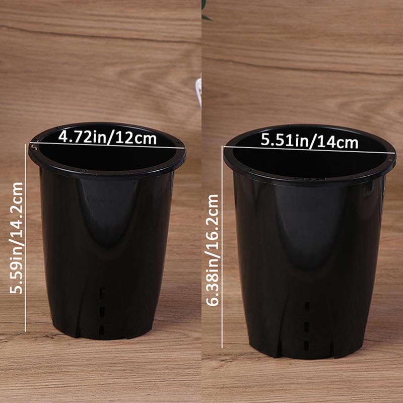 1 шт., цветочный горшок для орхидей, пластиковые горшки с отверстиями, поддон, декоративные контейнеры, утолщенные для комнатного сада, питомника