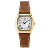 Harlow Leather Strap Beige Dial Quartz ES5364 Women's Watch