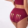 Бесшовные трусы с низкой посадкой для женщин, однотонные эластичные трусы с подъемом бедер, мягкие дышащие женские трусики с полным покрытием