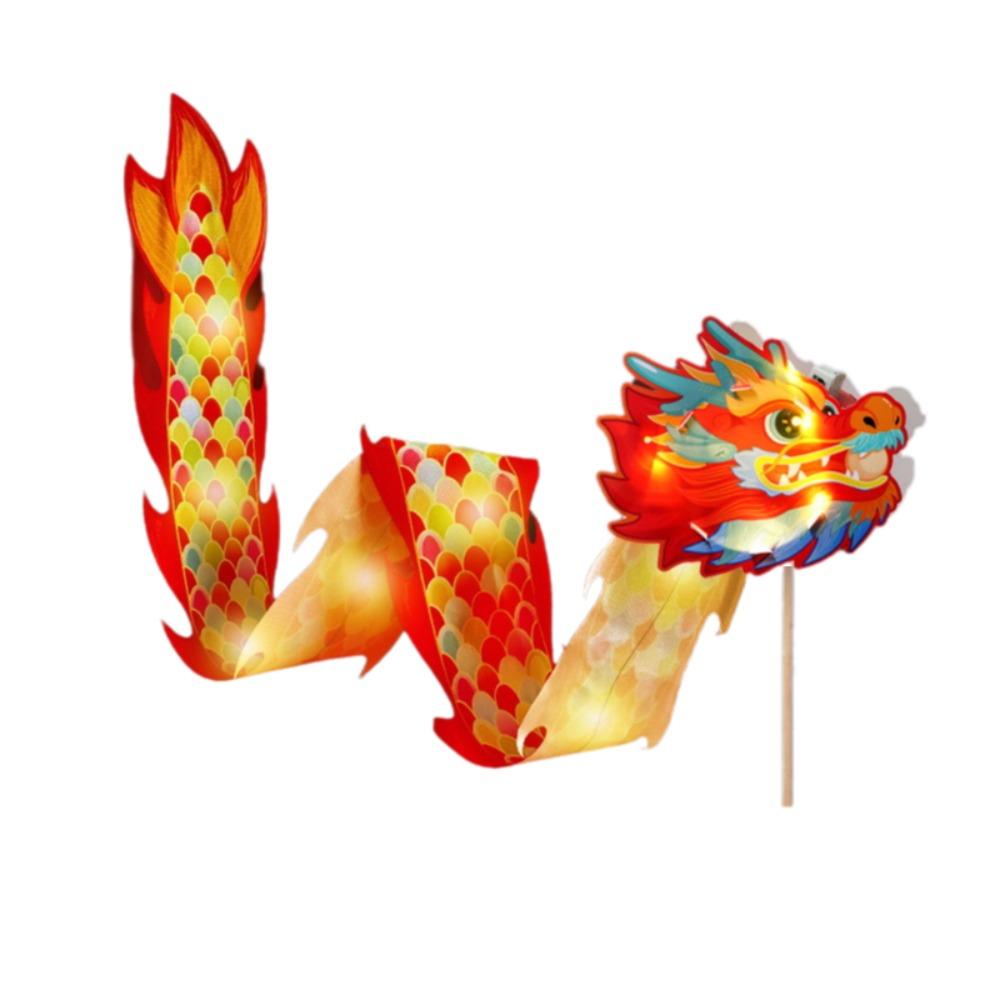 Трепещущий китайский традиционный дракон лампа бумажные светящиеся фонарики поделка для детского сада