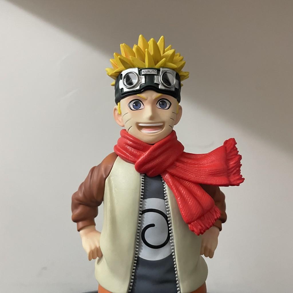 Uzumaki Naruto Pvc Figure With Swap Double Head For Collectors And Anime Fans