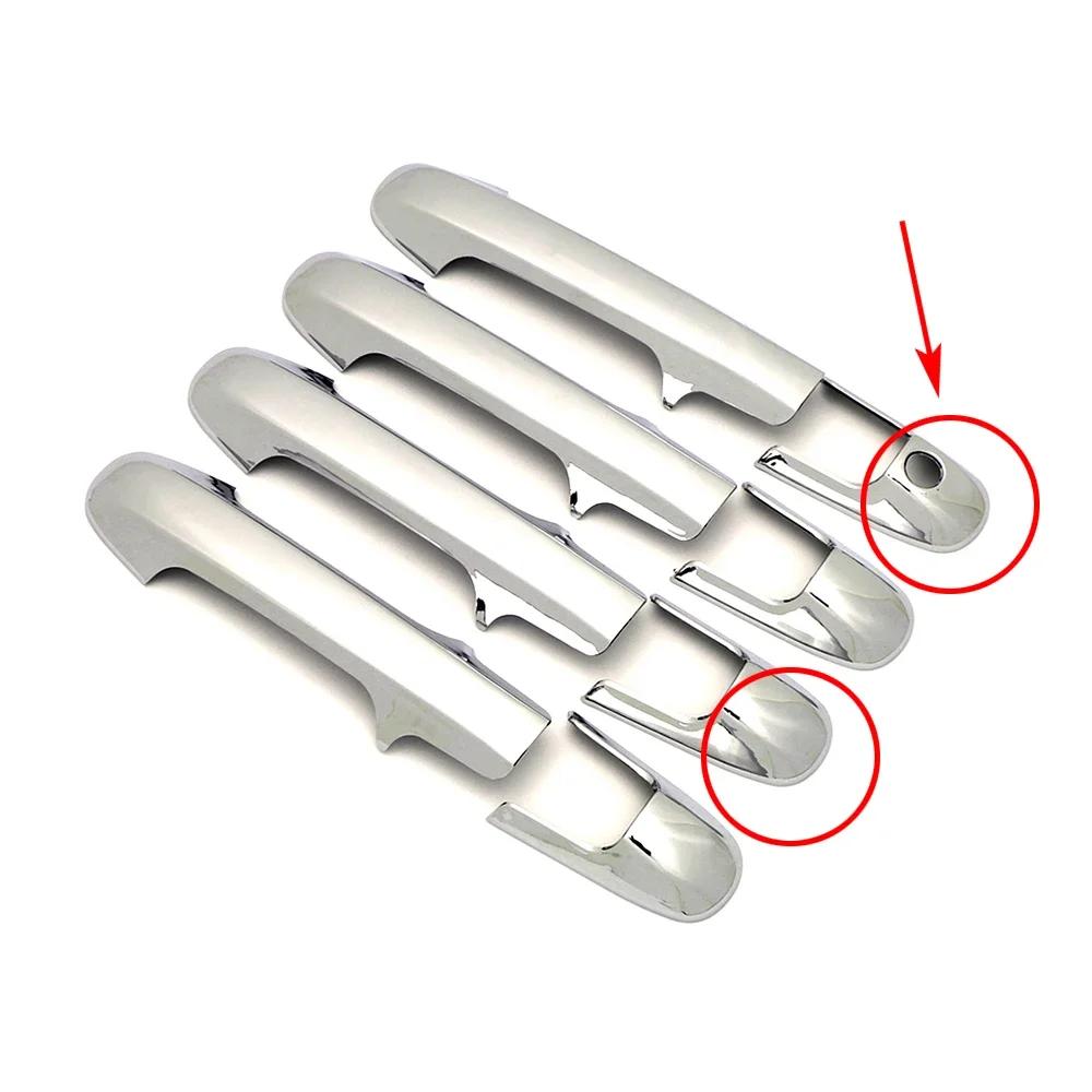 Для Honda Accord 7 Gen 2003-2007 углеродное волокно цветные внешние детали хромированная крышка дверной ручки декоративная отделка защитная наклейка