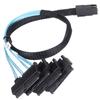 MINI SAS Cable Compact Portable SFF 8087 To 8482 SATA Adapter for ServeRAID MR10i