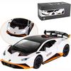 1:24-масштабная литая под давлением модель автомобиля из сплава для Lambo Huracan STO 2021, модель автомобиля с откатным механизмом, игрушечные автомобили со светом и звуком для коллекции для детей и взрослых