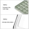 Ice Cube Tray with Lid And Bin Press-Button Release Ice Mold for Freezer BPA-Free Ice Cube Maker for Drinks