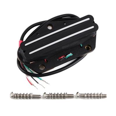 Звукосниматель FLEOR Alnico 5 Tele, Горячий рельсовый хамбакер для бриджа, 6-7K, Подходит для деталей гитары Fender Tele