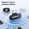 6A цифровой дисплей Type C на Type C OTG адаптер для быстрой зарядки 120 Вт USB C кабель USB2.0 разъем Conventor