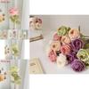 French Inspired Faux Silk Roses For Wedding Photography Props Home Styling