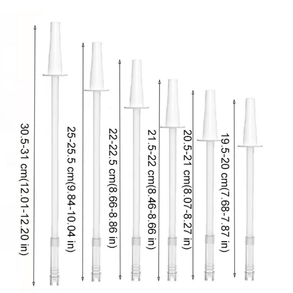 6PCS Detachable Water Bottle Straw Reusable Replacement Straw Big Belly Cup