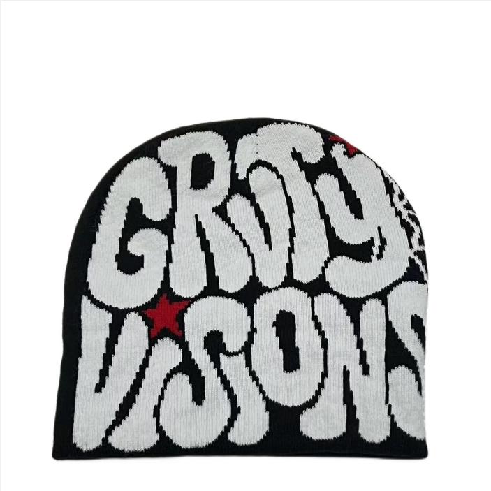 Высококачественная зимняя простая шапка-бини из 100% акрила, теплая вязаная шапка