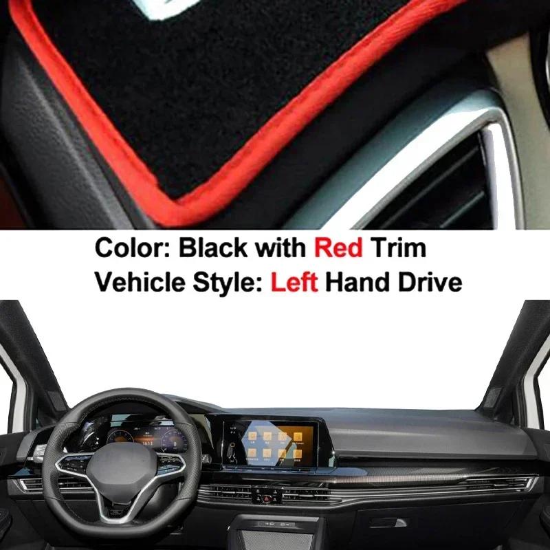 Car Dashboard Cover Non slip pad For Volkswagen VW Golf 8 MK8 LHD RHD Car Dash Mat Sun Shade Pad Anti-UV Cushion