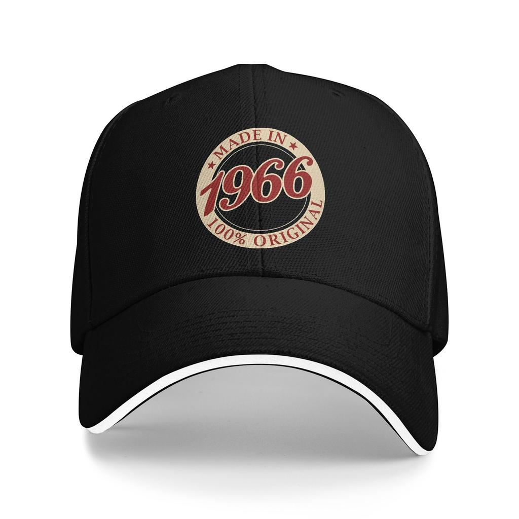 Born in 1966 vintage age 60 years old funny 60th birthday Merch Men Women Baseball Caps  Trucker Hat Fashion Formal Headwear