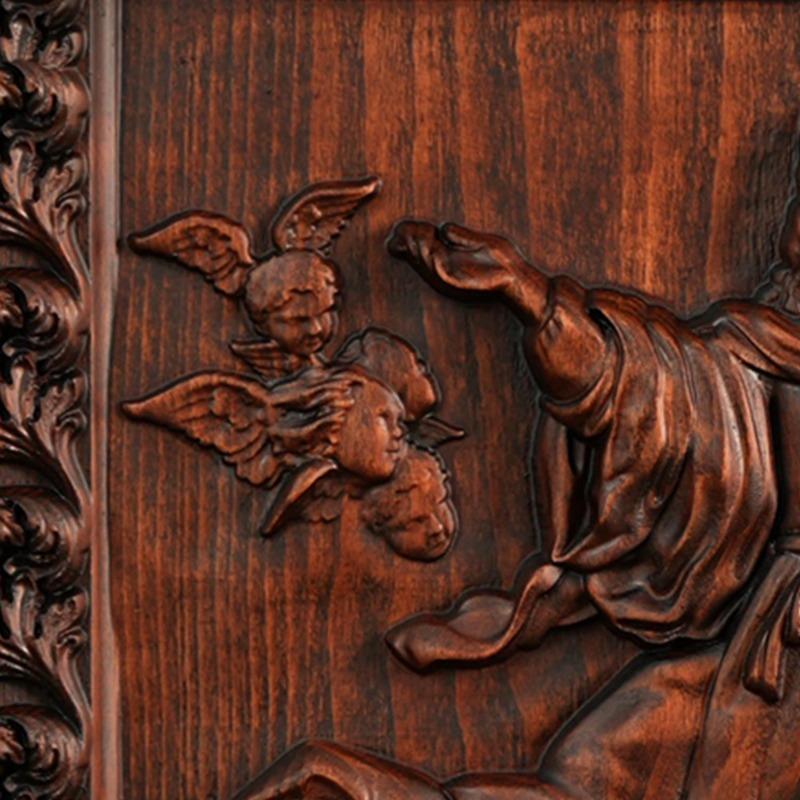 Рождественские деревянные резные украшения из цельного дерева украшения подарки Vantage Crafts