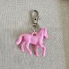 Cartoon Horse Pendant Keychain Creative Zodiac Horse Keychain Animal Key Ring  Backpack Decoration