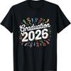 С Новым годом по лунному календарю De Re Mise Привет 2026 Для пожилых Унисекс Простая графическая футболка С круглым вырезом Повседневный стиль Обычный Короткий рукав