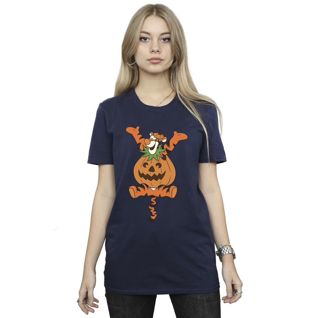 Winnie the Pooh Womens/Ladies Tigger Pumpkin Cotton T-Shirt